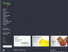 Tablet Screenshot of peerlessfoods.com.au